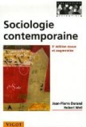 Sociologie contemporaine par Jean-Pierre Durand