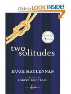 Two Solitudes par Hugh MacLennan