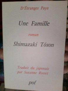 Une famille par Toson Shimazaki