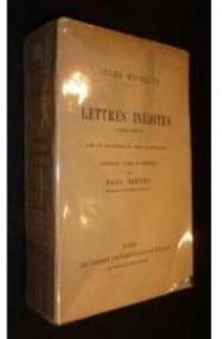 Lettres indites (1841-1871) par Jules Michelet