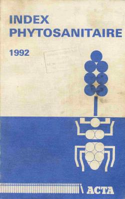 index phytosanitaire 1992 par Sophie Cluzeau