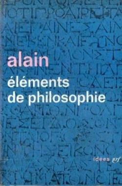 Éléments de philosophie par Alain