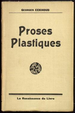 Proses plastiques par Georges Eekhoud