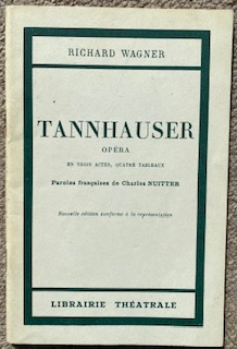tannhuser par Richard Wagner