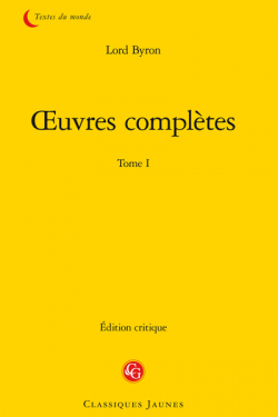 Oeuvres compltes, tome 1 par Lord Byron