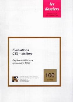 valuations CE2-sixime : Repres nationaux, septembre 1997 (Les dossiers d'ducation et formations) par Marc Colmant