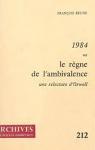 1984, ou, Le rgne de l'ambivalence par Brune