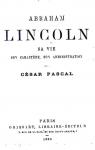 Abraham Lincoln par Pascal