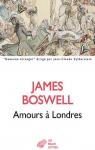 Amours  Londres - (1762-1763) par Boswell