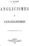 Anglicismes et canadianismes par Buies