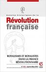 Annales historiques de la Rvolution franaise, n403 : Royalismes et royalistes dans la France rvolutionnaire par Annales historiques de la Rvolution franaise