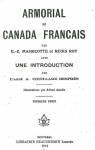Armorial Du Canada Franais par 
