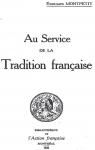 Au service de la tradition franaise par Montpetit