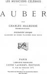Auber, Les Musiciens Clbres par Malherbe