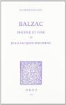 Balzac disciple et juge de Jean-Jacques Rousseau par Trousson