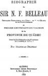 Biographie de Sir N.F. Belleau par Drapeau