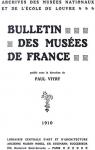 Bulletin Des Muses De France 1910 par Archives nationales