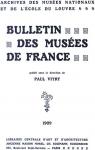 Bulletin des Muses de France 1909 par Vitry