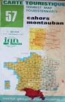 57 - Carte touristique : Cahors Montauban  par Institut gographique national