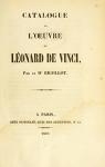 Catalogue de l'Oeuvre de Lonard de Vinci par Rigollot