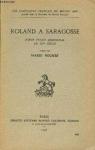 Classiques franais du Moyen ge - 83 - Roland  Saragosse par Roques