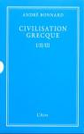 Coffret Civilisation Grecque, 3 tomes par Bonnard