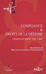 Compliance et droits de la dfense par Frison-Roche