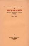 Compte-rendu des conférences et des questions et réponses - 1936 par Krishnamurti