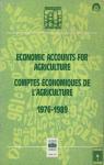Comptes conomiques de l'agriculture 1976-1989 par OCDE