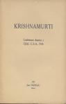 Confrences Donnes  Ojai, U.S.A., 1944 par Krishnamurti