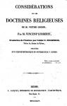 Considérations sur les doctrines religieuses de Victor Cousin par Gioberti