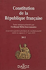 Constitution de la Rpublique franaise par Mlin-Soucramanien