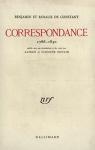 Correspondance : 1786-1830 par Constant