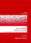 Cours de statistiques - Applications  la mtorologie par Cron