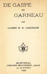 De Gasp et Garneau par Casgrain