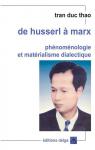 De Husserl  Marx par Duc Thao