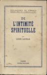 De l'Intimit Spirituelle  par Lavelle