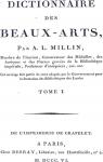 Dictionnaire des beaux-arts, tome 1 par Millin de Grandmaison