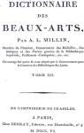 Dictionnaire des beaux-arts, tome 3 par Millin de Grandmaison