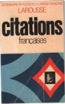 Dictionnaire des citations françaises par Larousse