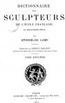 Dictionnaire des Sculpteurs de l'cole Franaise au XVIII sicle. Tome 2 par Lami