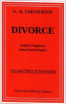 Divorce par Chesterton