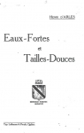 Eaux-Fortes et Tailles-Douces par d`Arles