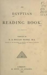 Egyptian Reading Book par Budge