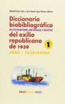 El Diccionario biobibliogrfico de los escritores, editoriales y revistas del exilio republicano de 1939 par Lpez Garca