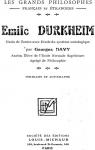 Emile Durkheim par Davy