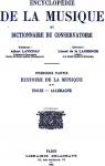 Encyclopdie de la Musique et Dictionnaire du Conservatoire, Premire Partie, Histoire de la Musique Vol. 2 par Lavignac