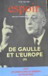 Espoir, n156 : De Gaulle et l'Europe II par Espoir