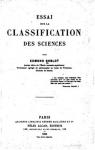 Essai sur la Classification des Sciences par Goblot