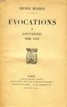 Evocations tome I , souvenirs 1905-1911 par Massis